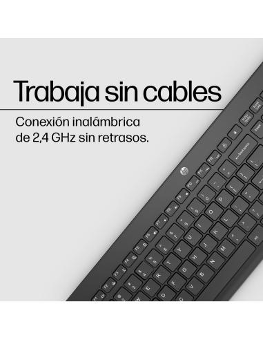 Teclado Inalámbrico Negro HP 230