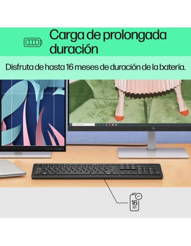 Teclado Inalámbrico Negro HP 230