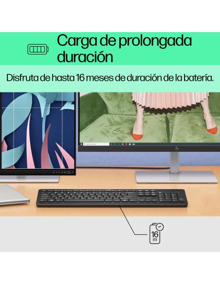 Teclado Inalámbrico Negro HP 230