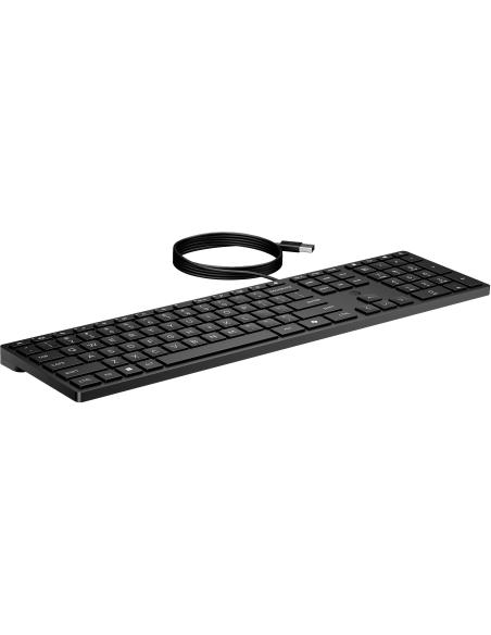 HP Desktop 320K Teclado Alámbrico Negro