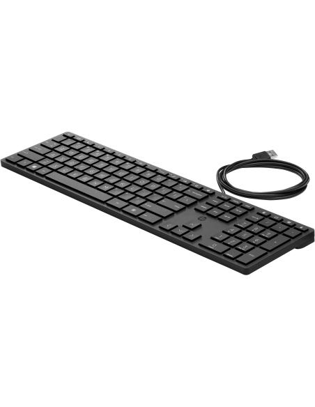 HP Desktop 320K Teclado Alámbrico Negro