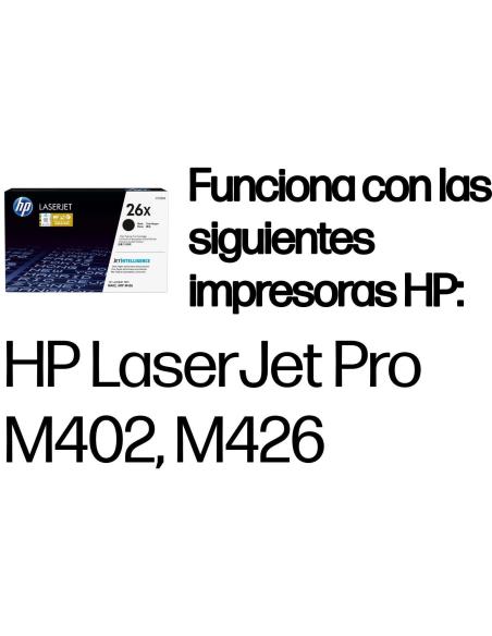 HP 26X CF226X Tóner Negro