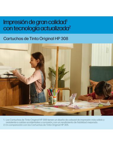 HP 308 7FP21UE Cartucho de Tinta Original Negra UE