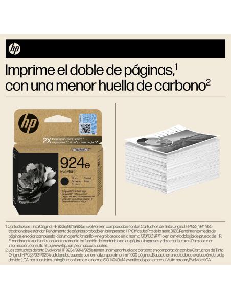 HP EvoMore 924E 4K0V0NE Cartucho de Tinta Negra