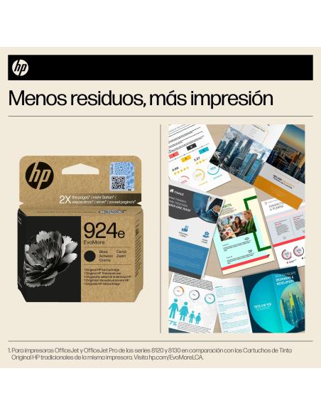 HP EvoMore 924E 4K0V0NE Cartucho de Tinta Negra