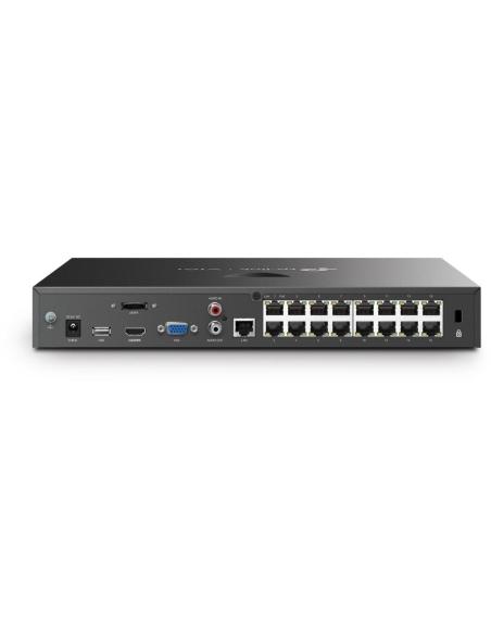 TP-Link VIGI NVR2016H-16P Grabador de Video en Red (NVR) 16 canales Negro