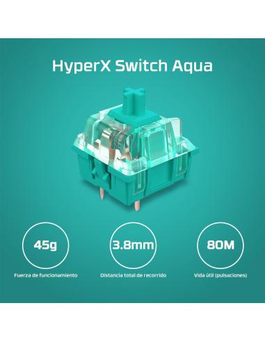 HyperX Alloy Origins Core PBT Teclado Mecánico Gaming RGB Switch Red Linear