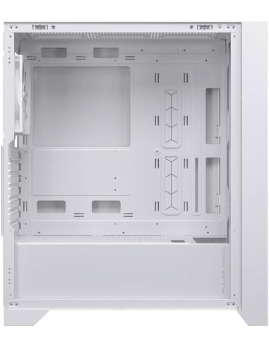 Einarex Pulse P600 Core White Midi Tower Cristal Templado USB 3.2 Blanca