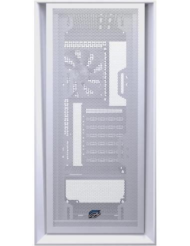 Einarex Pulse P600 Core White Midi Tower Cristal Templado USB 3.2 Blanca