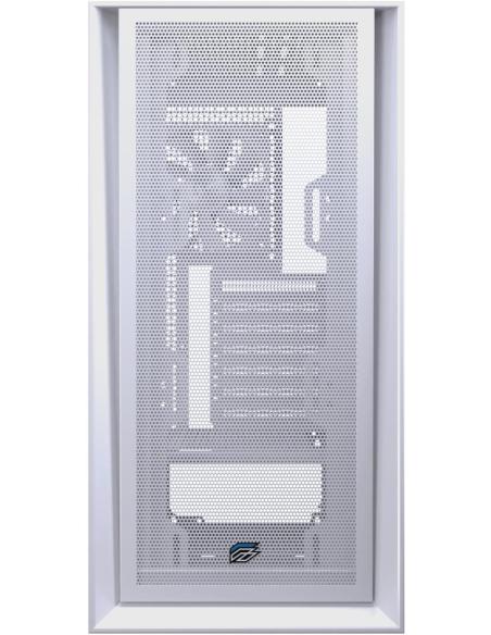 Einarex Pulse P600 Core White Midi Tower Cristal Templado USB 3.2 Blanca