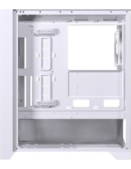 Einarex Pulse P600 Core White Midi Tower Cristal Templado USB 3.2 Blanca