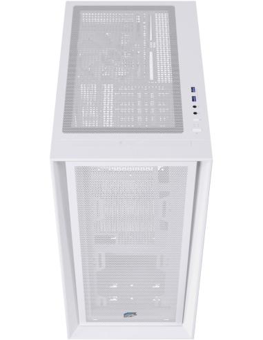 Einarex Pulse P600 Core White Midi Tower Cristal Templado USB 3.2 Blanca