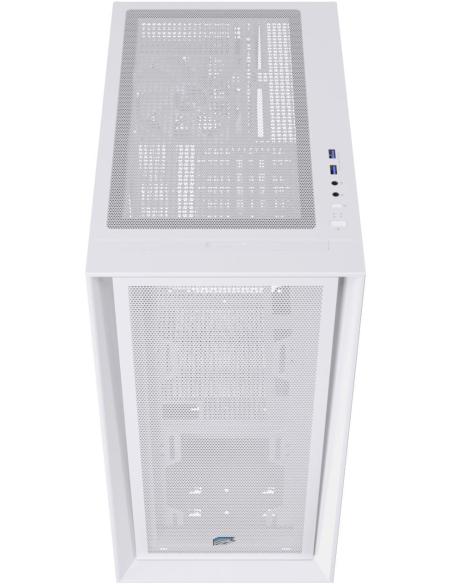Einarex Pulse P600 Core White Midi Tower Cristal Templado USB 3.2 Blanca