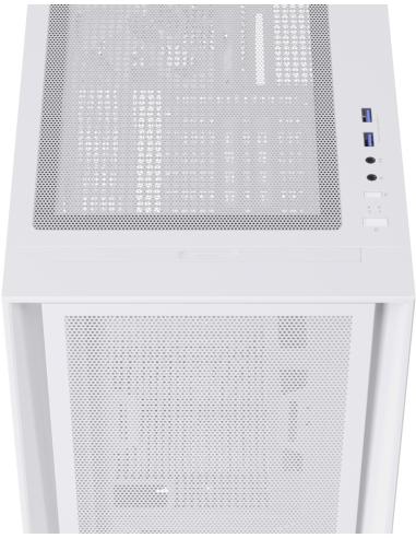 Einarex Pulse P600 Core White Midi Tower Cristal Templado USB 3.2 Blanca
