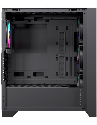 Einarex Pulse P600 Core RGB Black Midi Tower Cristal Templado USB 3.2 Negro