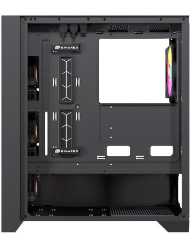 Einarex Pulse P600 Core RGB Black Midi Tower Cristal Templado USB 3.2 Negro