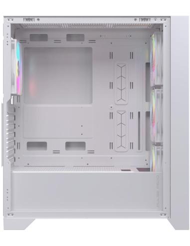 Einarex Pulse P600 Core RGB White Midi Tower Cristal Templado USB 3.2 Blanca