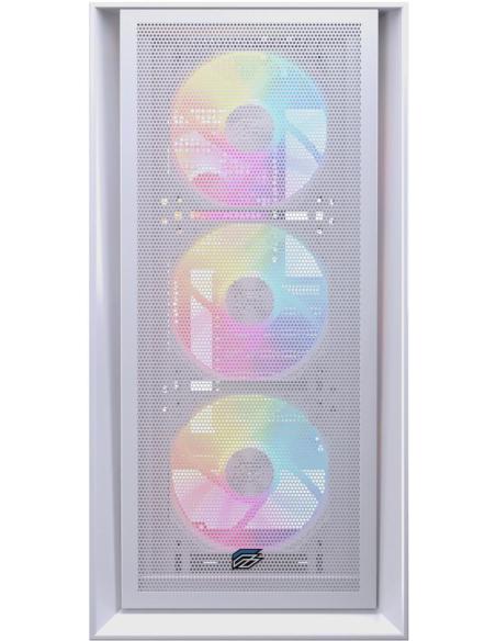 Einarex Pulse P600 Core RGB White Midi Tower Cristal Templado USB 3.2 Blanca