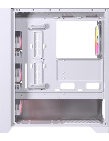 Einarex Pulse P600 Core RGB White Midi Tower Cristal Templado USB 3.2 Blanca