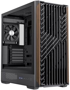 Einarex Pulse P800 Core Black Midi Tower Cristal Templado USB 3.2 Negro