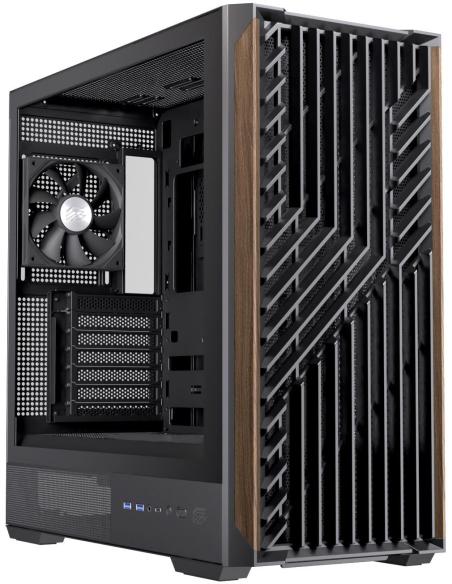 Einarex Pulse P800 Core Black Midi Tower Cristal Templado USB 3.2 Negro