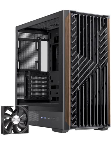 Einarex Pulse P800 Core Black Midi Tower Cristal Templado USB 3.2 Negro