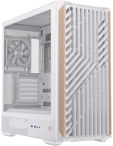 Einarex Pulse P800 Core White Midi Tower Cristal Templado USB 3.2 Blanca