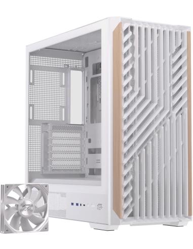 Einarex Pulse P800 Core White Midi Tower Cristal Templado USB 3.2 Blanca