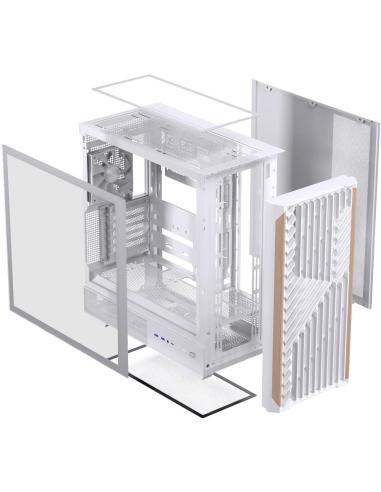 Einarex Pulse P800 Core White Midi Tower Cristal Templado USB 3.2 Blanca