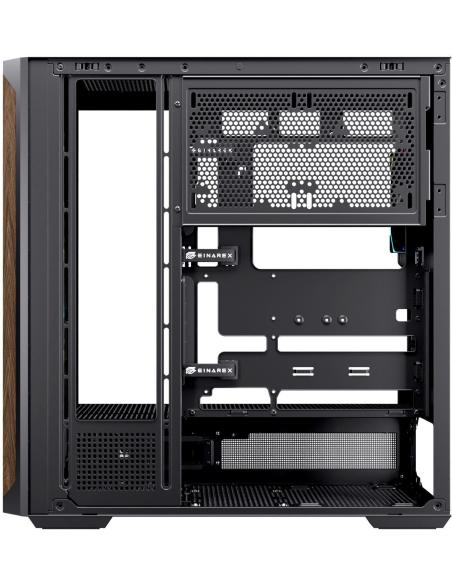 Einarex Pulse P800 Core RGB Black Midi Tower Cristal Templado USB 3.2 Negro