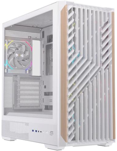 Einarex Pulse P800 Core RGB White Midi Tower Cristal Templado USB 3.2 Blanco