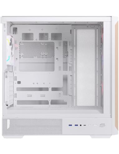 Einarex Pulse P800 Core RGB White Midi Tower Cristal Templado USB 3.2 Blanco