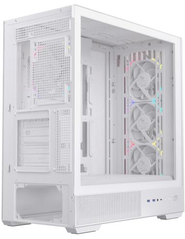 Einarex Pulse P800 Core RGB White Midi Tower Cristal Templado USB 3.2 Blanco