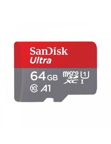 SanDisk Ultra microSDXC 64GB UHS-I A1 Clase 10 con Adaptador