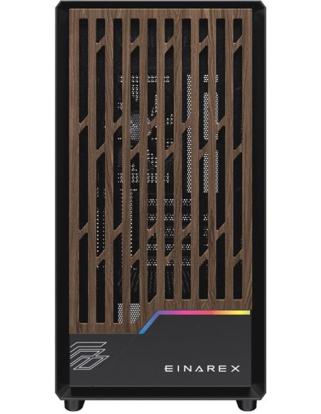 Einarex Pulse PM400 Core Black Midi Tower Cristal Templado USB 3.0 Negro