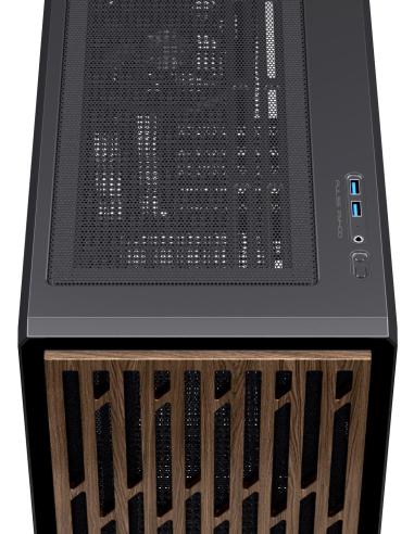 Einarex Pulse PM400 Core Black Midi Tower Cristal Templado USB 3.0 Negro