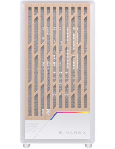 Einarex Pulse PM400 Core White Midi Tower Cristal Templado USB 3.0 Blanco
