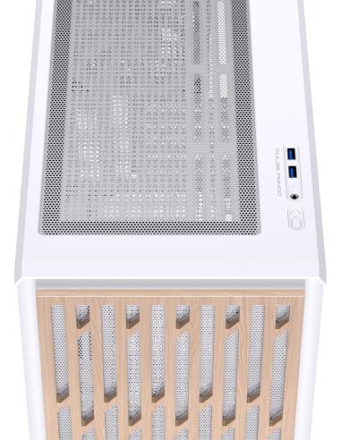 Einarex Pulse PM400 Core White Midi Tower Cristal Templado USB 3.0 Blanco