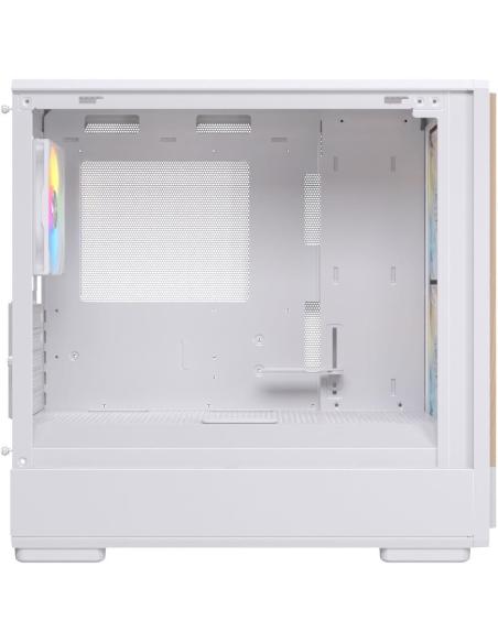 Einarex Pulse PM400 Core RGB White Midi Tower Cristal Templado USB 3.0 Blanco