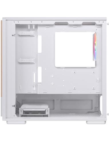 Einarex Pulse PM400 Core RGB White Midi Tower Cristal Templado USB 3.0 Blanco