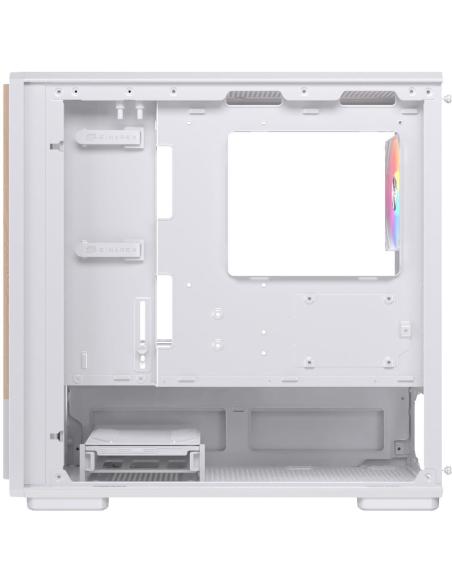 Einarex Pulse PM400 Core RGB White Midi Tower Cristal Templado USB 3.0 Blanco