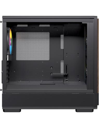Einarex Pulse PM400 Core RGB Black Midi Tower Cristal Templado USB 3.0 Negro