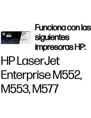 HP 508A CF363A Tóner Magenta