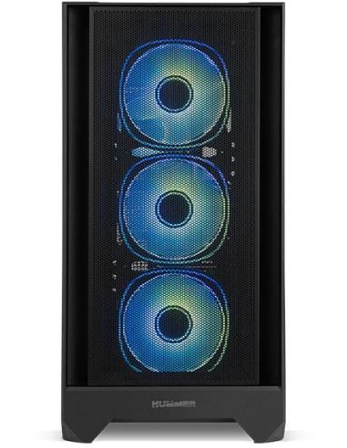 Nox Hummer Plasma RGB Semitorre USB 3.2 Negra