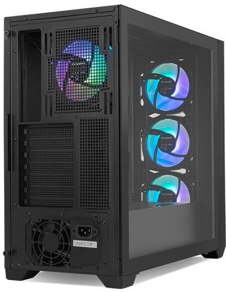 Nox Hummer Plasma RGB Semitorre USB 3.2 Negra