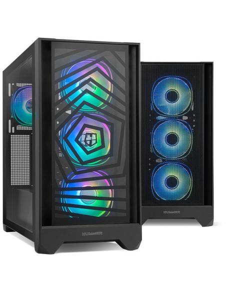 Nox Hummer Plasma RGB Semitorre USB 3.2 Negra