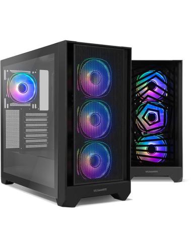 Nox Hummer Plasma RGB Semitorre USB 3.2 Negra