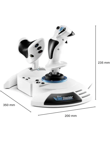 Thrustmaster T.Flight Hotas One Microsoft Flight Simulator Edition Xbox One/PC Blanco