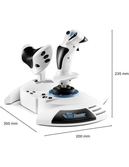 Thrustmaster T.Flight Hotas One Microsoft Flight Simulator Edition Xbox One/PC Blanco