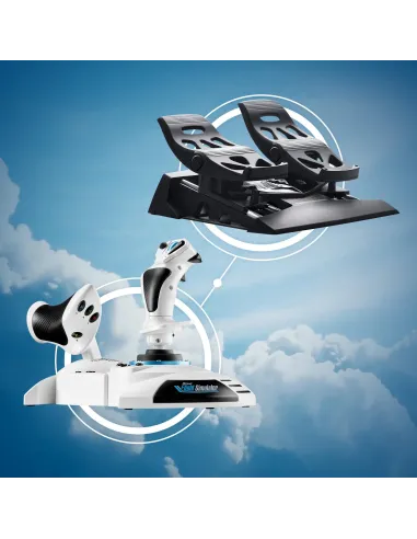 Thrustmaster T.Flight Hotas One Microsoft Flight Simulator Edition Xbox One/PC Blanco